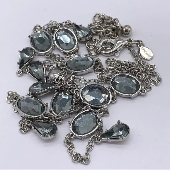 Chico’s Crystal Station Long Necklace - Picture 2 of 2